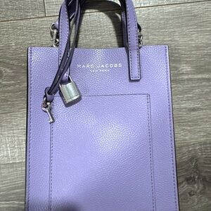 Marc Jacobs Lavender Tote with Silver Accents